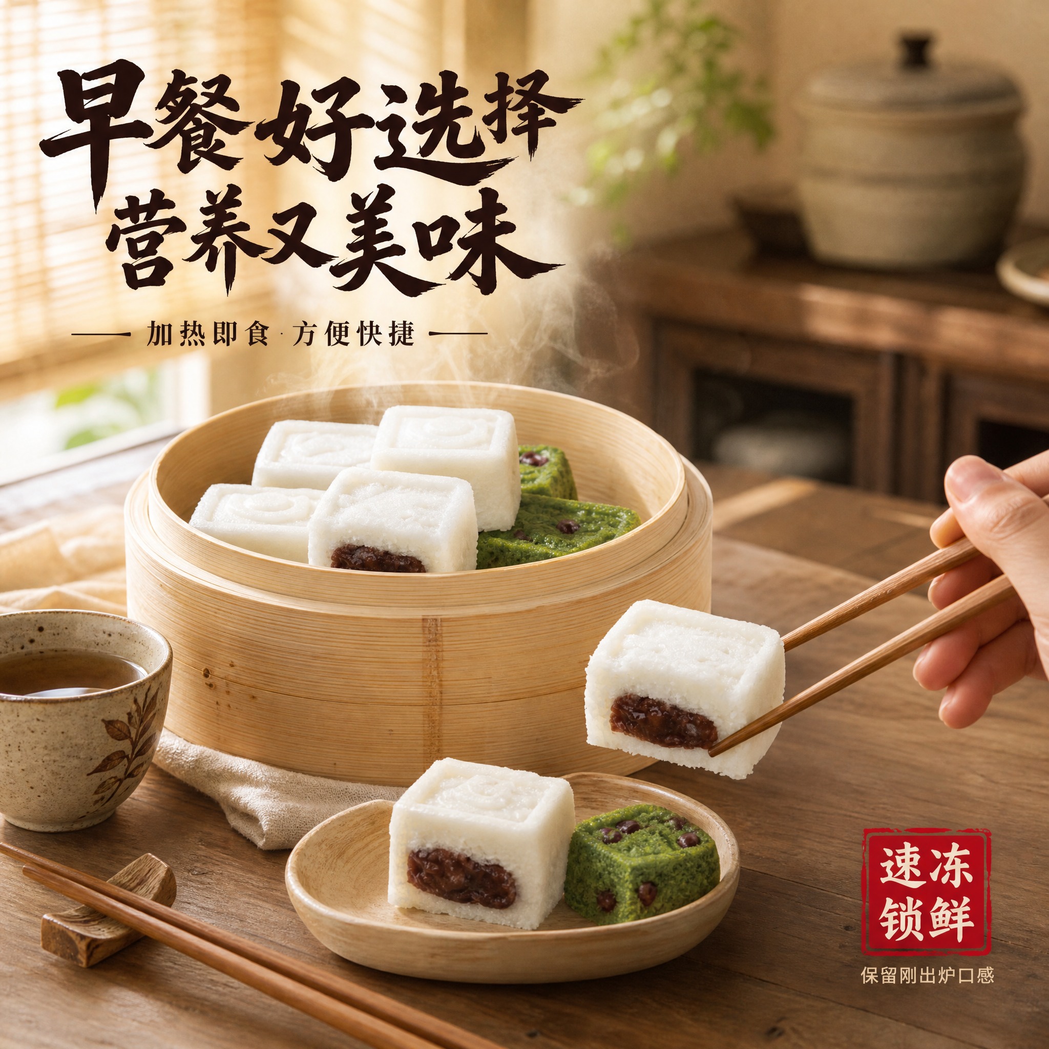 [主图-4] 食用场景 早餐点心生活方式 [统一基调] 中式传… - 图片创意预览