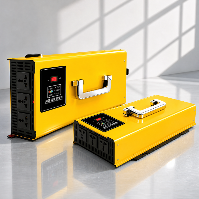 逆变器，严格参照上传产品图https://gdesign-dam-hz.dancf.com/36768416201557139/d433eb3a7cc948dd86b7f1417c5f2a60.png预览效果