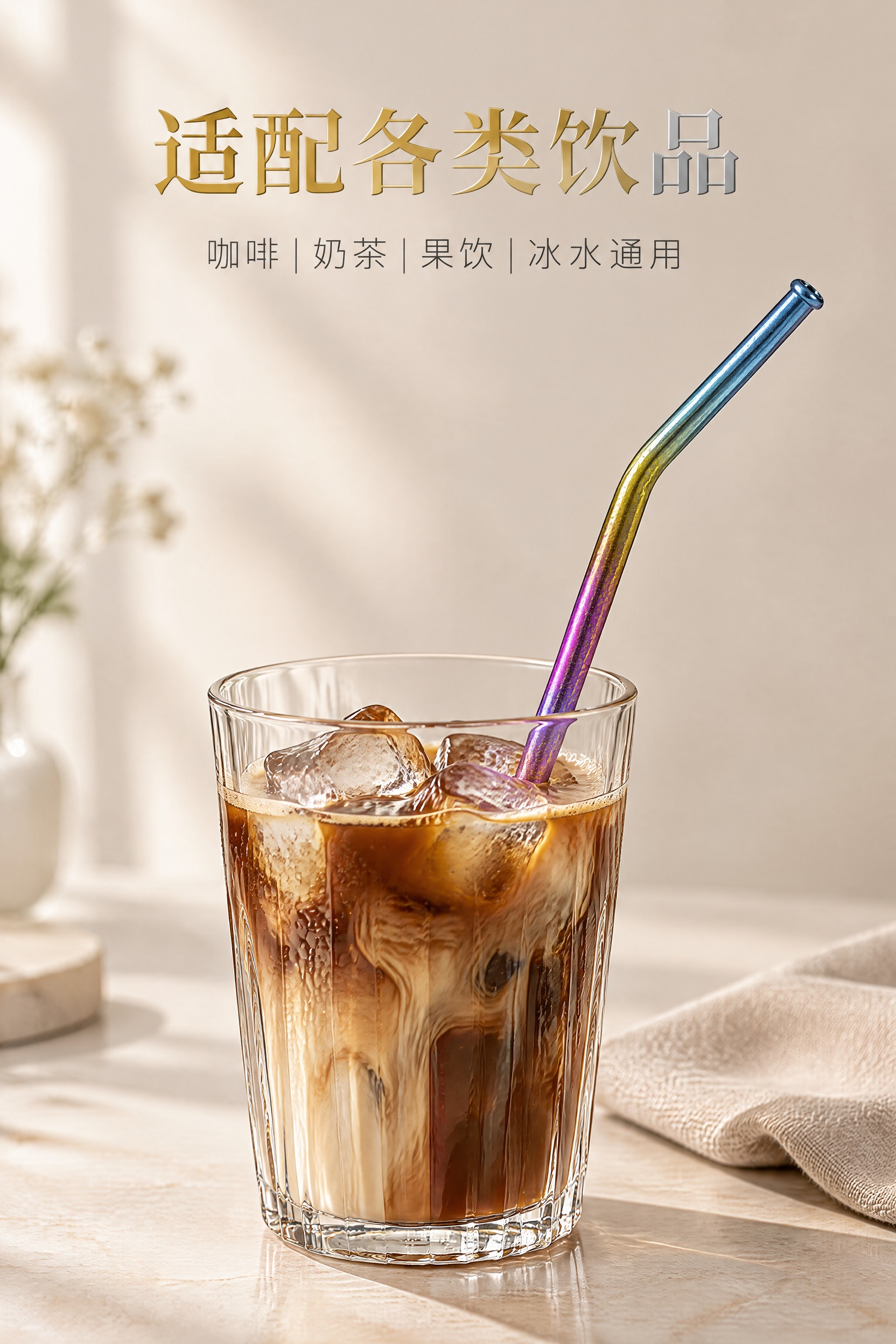 8K 高端生活场景摄影，简约轻奢细质轻奢风，鎏金肌理质感。幻彩… - 图片创意预览