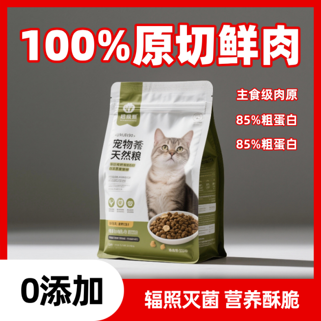 宠物食品促销电商主图预览效果