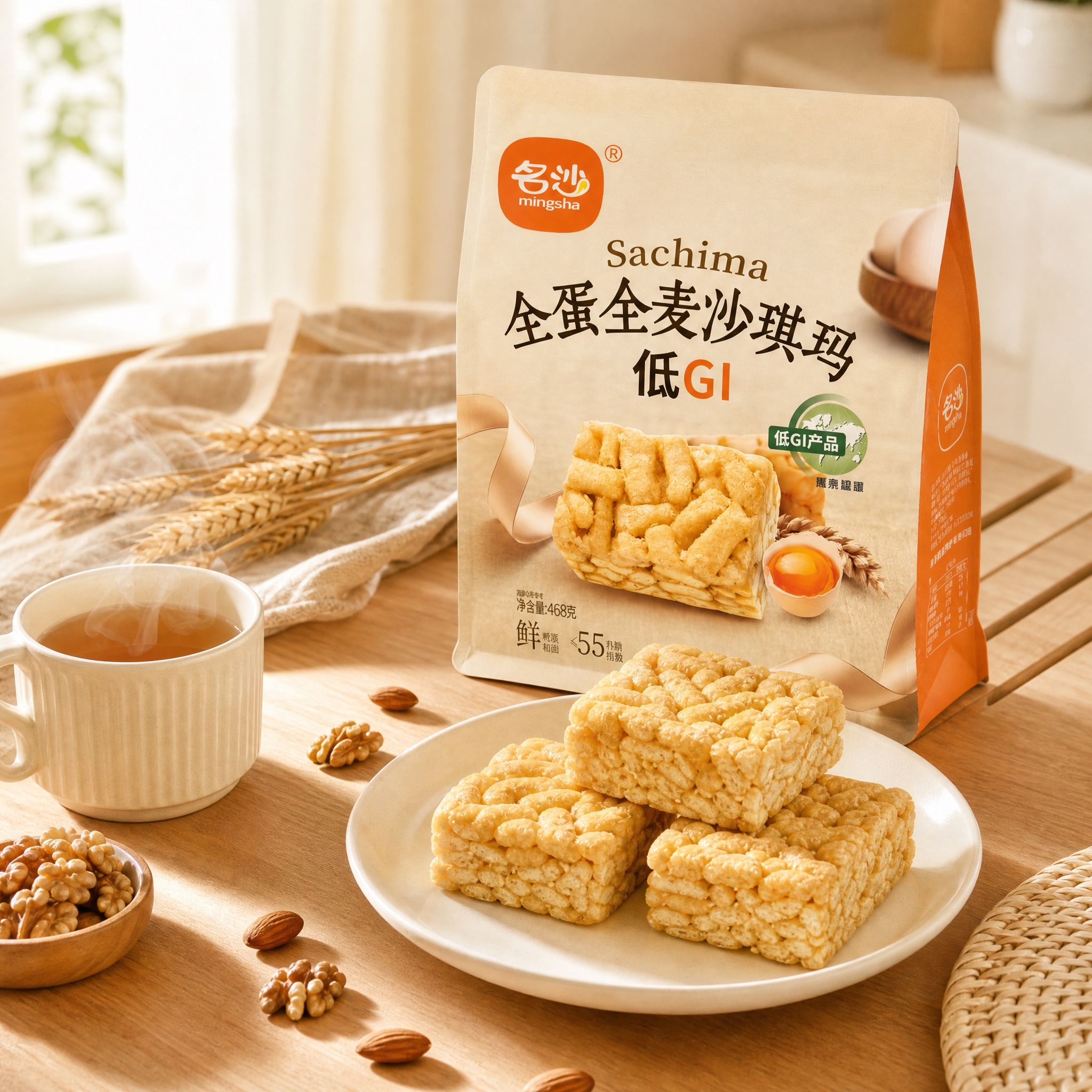 [总纲] 小红书种草高级风格美食摄影，突出“468克家庭分享装… - 图片创意预览