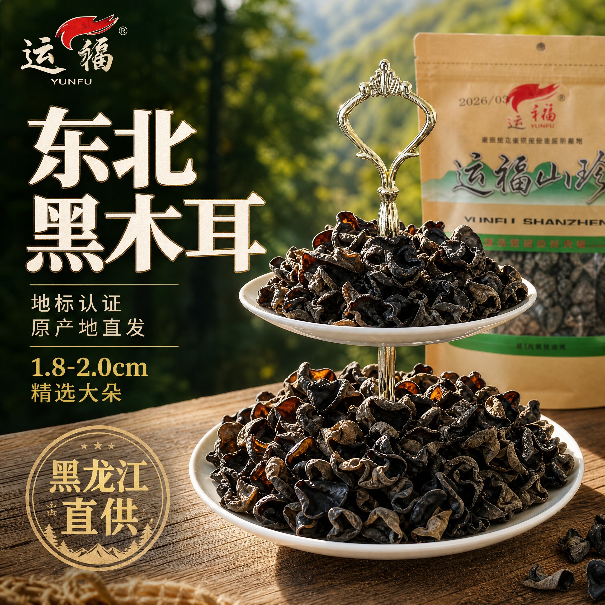 [主图-1] 首图点击率 东北黑木耳食欲诱惑与产地信任 [统一… - 图片创意预览