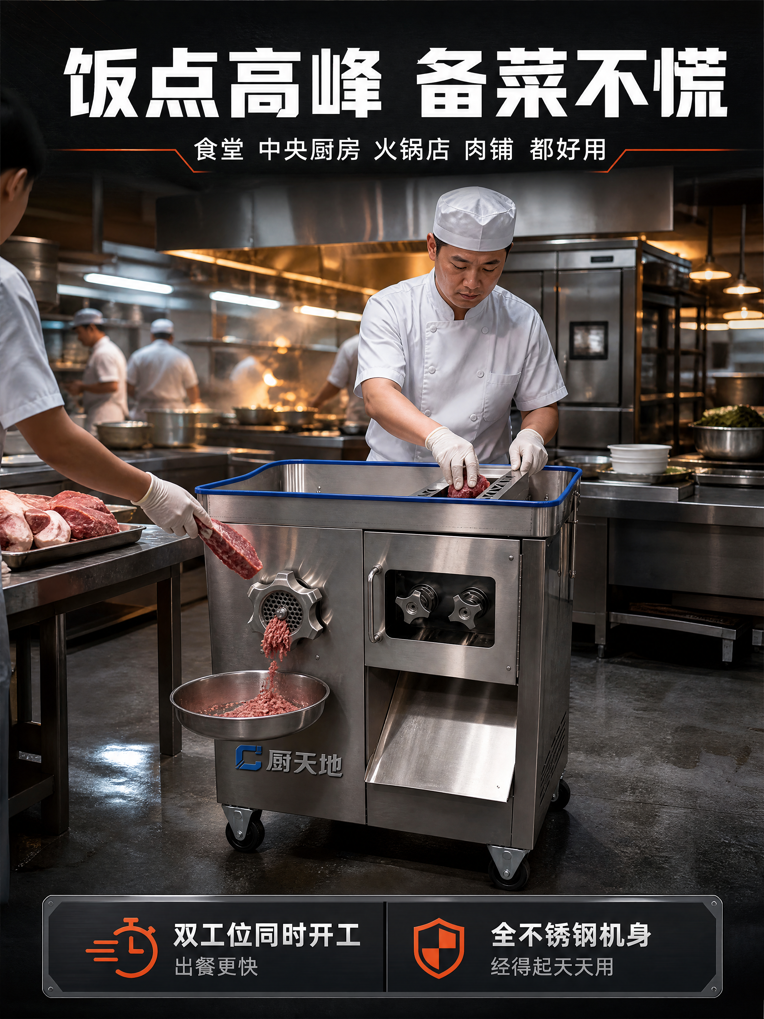 [商品] 使用【图6】右45度产品图与【图2】产品图，保持厨天… - 图片创意预览