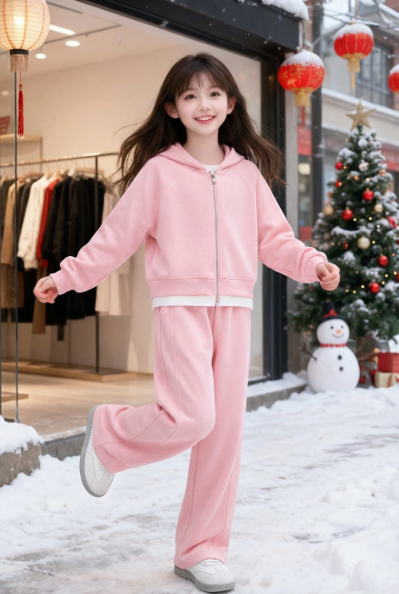 把图1的衣服和裤子鞋子给图的2的人物穿上，保留原场景光影，保持图2的人物的五官和发型不变，图片宽高尺寸不变，背景不变，人物姿势不变，保持图1的衣服的款式和颜色不变预览效果