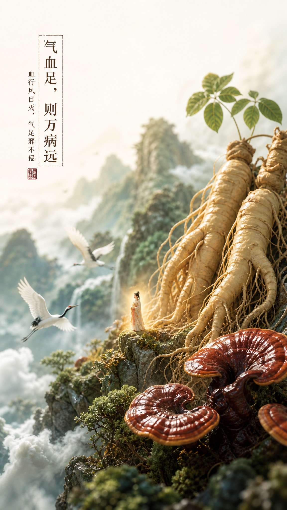 国风新中式工笔画风格，微距摄影效果，强烈光影对比，清新自然冷调… - 图片创意预览
