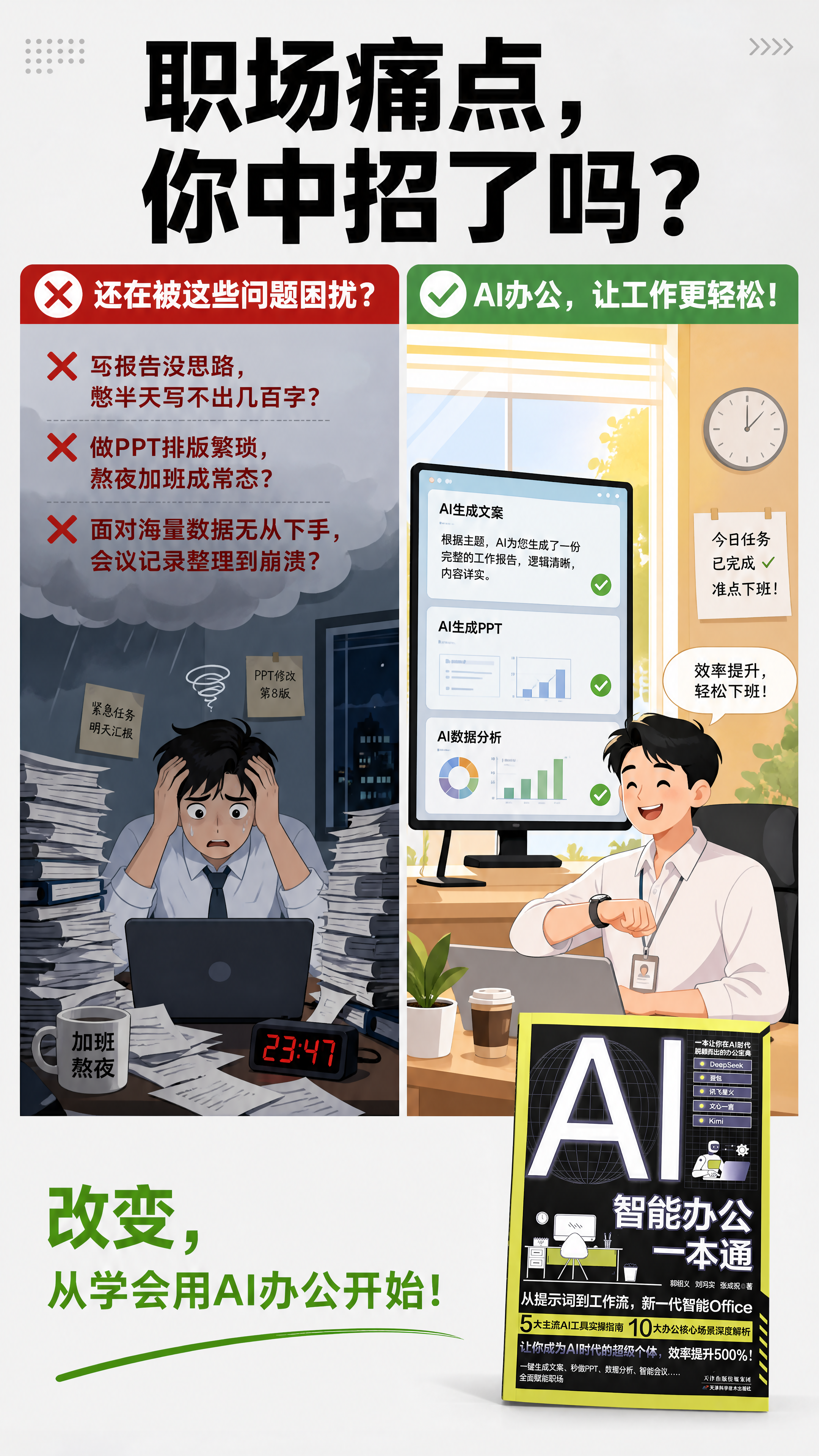 [商品] 使用【图1】《AI智能办公一本通》书籍；保留封面全部… - 图片创意预览