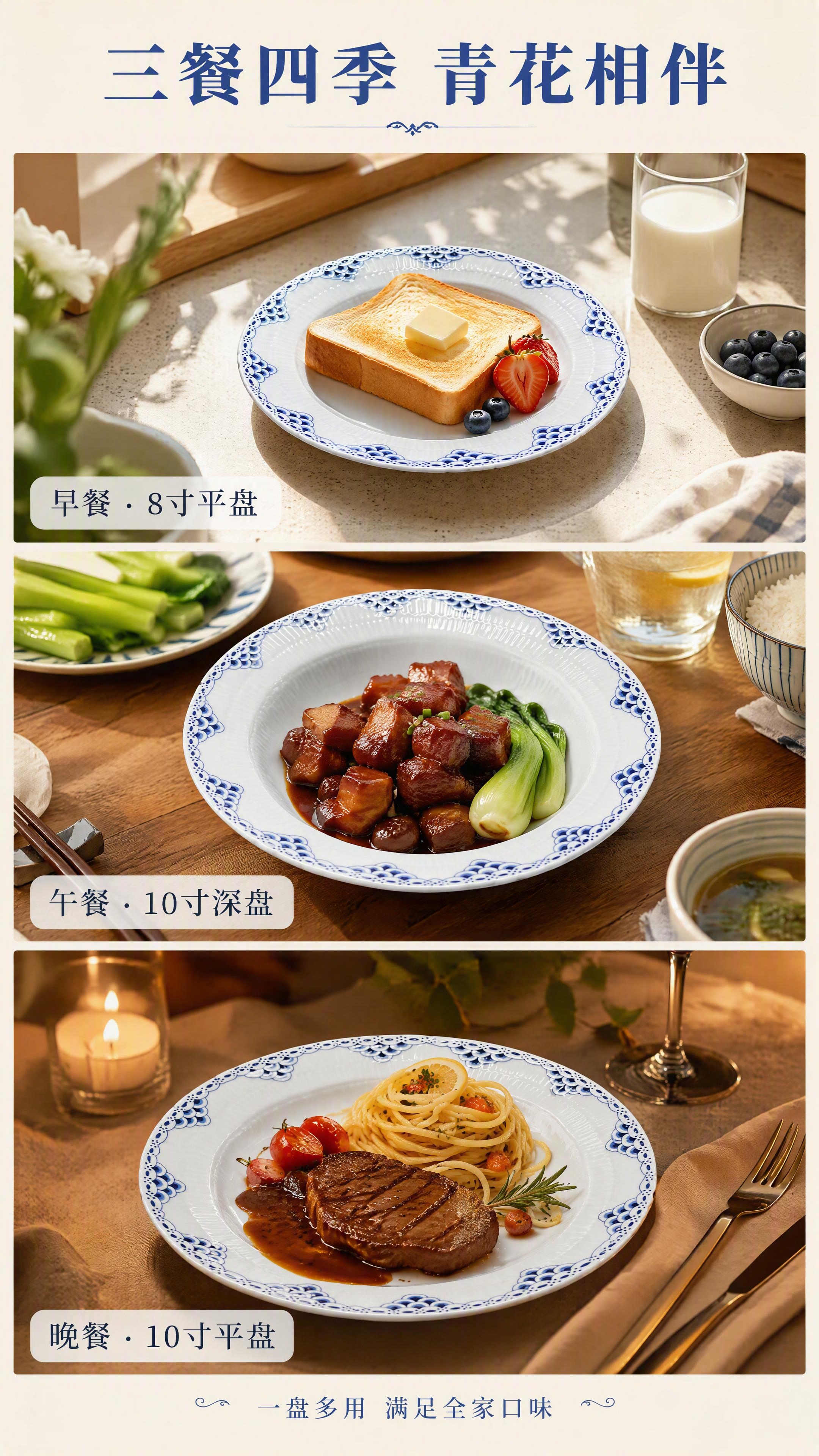 [第7张] 场景氛围页·三餐四季多场景拼图。本张使用【图5】1… - 图片创意预览