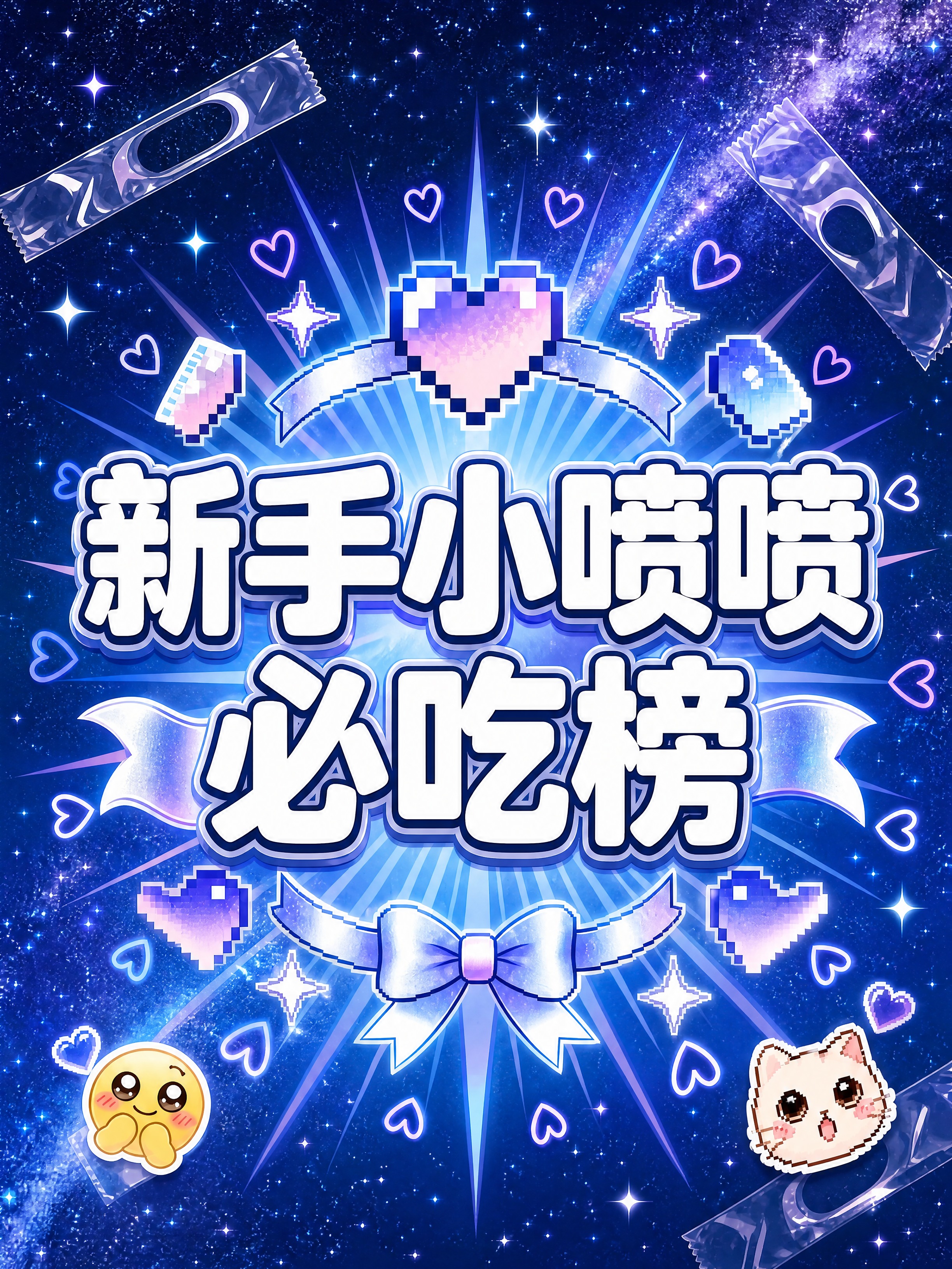 小红书笔记大字封面，插图大字，深蓝星空梦幻风，版式精美，小红书… - 图片创意预览