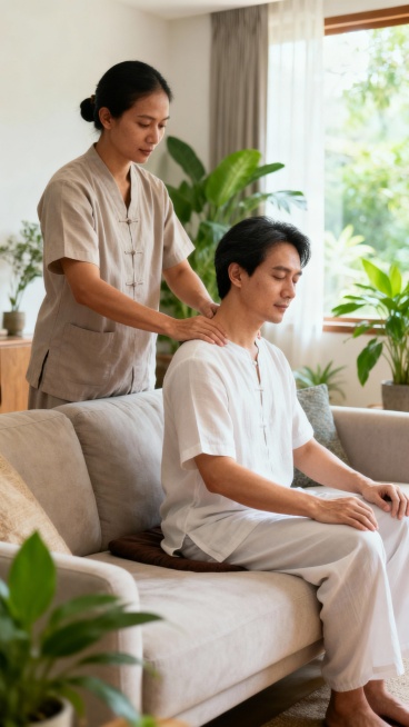 生成50张上门泰式按摩图片预览效果