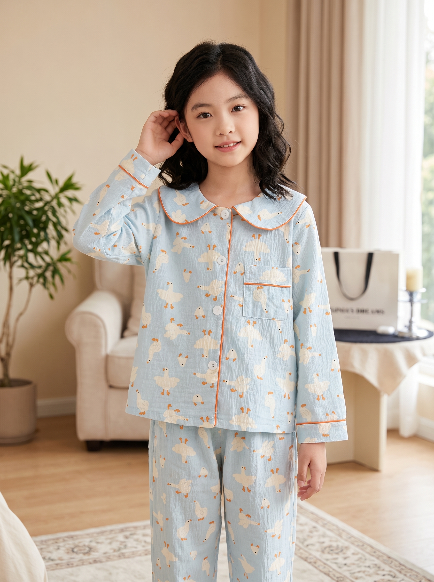 【主体保护指令】请保持参考图 1 中【服装】的款式、颜色、材质… - 图片创意预览
