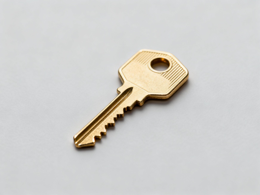 一把金钥匙，头小，齿纹密集预览效果