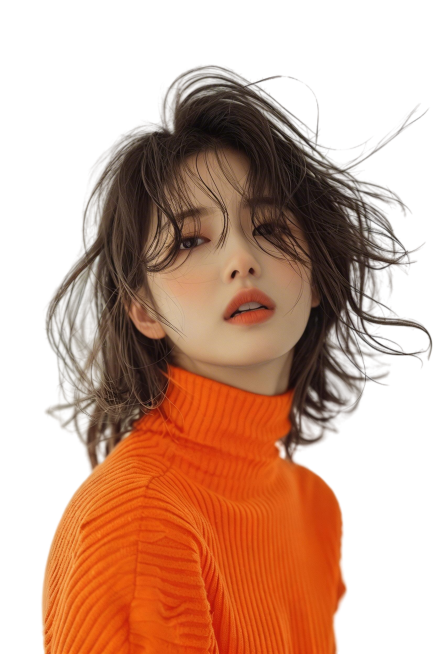 衣服改成橙色的预览效果