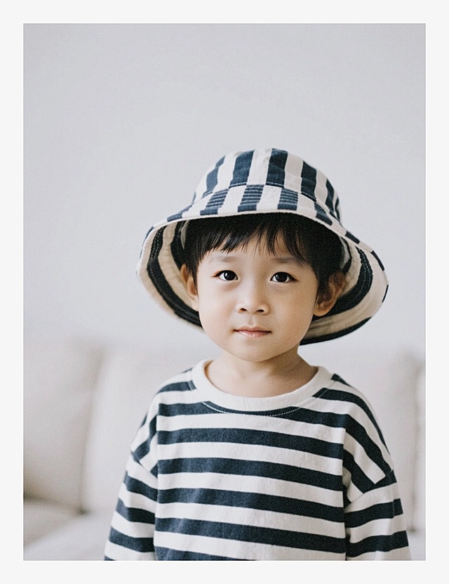 一个小朋友，室内客厅场景