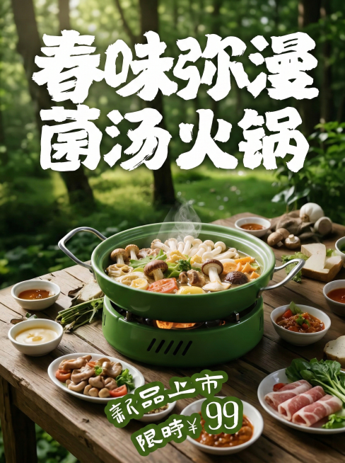 将元素组合生成一张有设计感的海报，标题为白色。图片比例3:4。预览效果