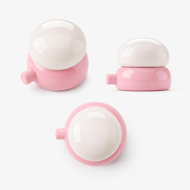 产品精修，产品置于灰白纯色背景上，专业商业棚拍光，5500K标准中性白光，轮廓光，体积光，曝光正确，强烈真实立体感，还原真实物理色彩，消除灰暗感和偏色，增强产品颜色饱和度，提升产品立体感，接地处保留干预览效果