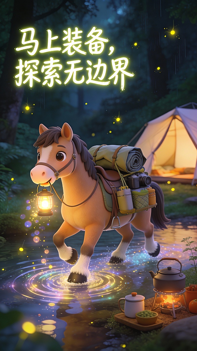 露营装备  快马住！