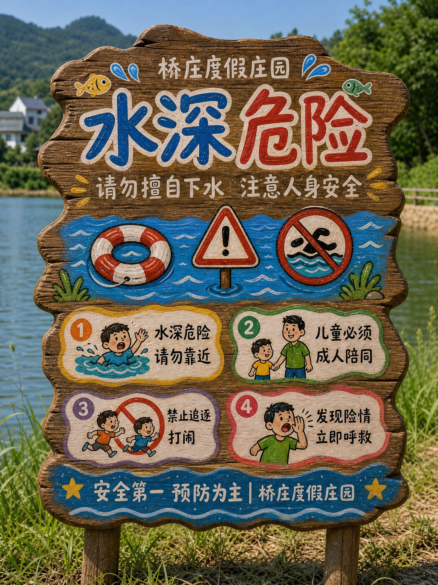 极度不规则异形手绘木牌，形状非常随意不规则，边缘有大量凹凸、波… - 图片创意预览