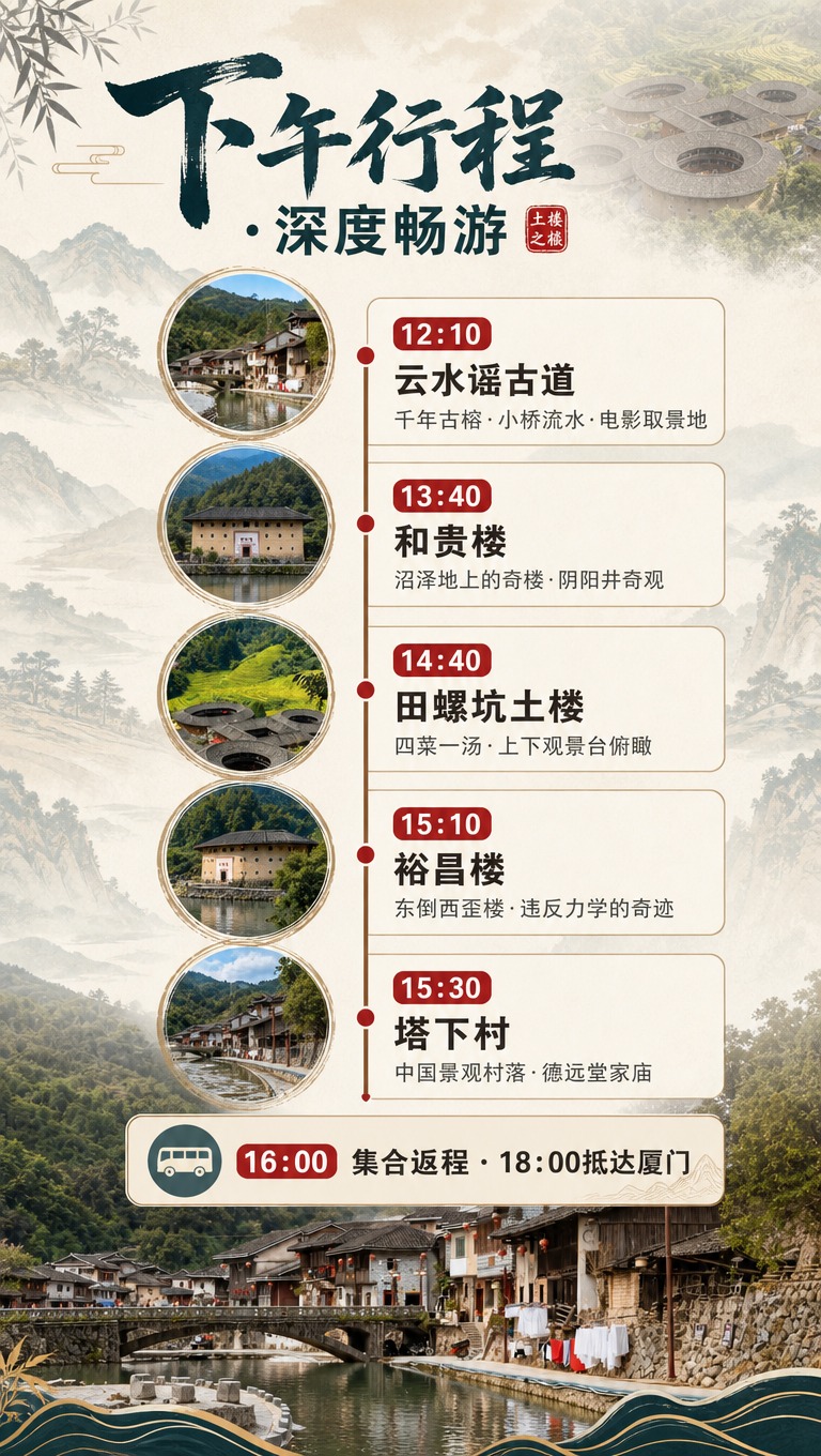 [商品] 使用【图4】云水谣溪流古村图、【图10】田螺坑土楼群… - 图片创意预览