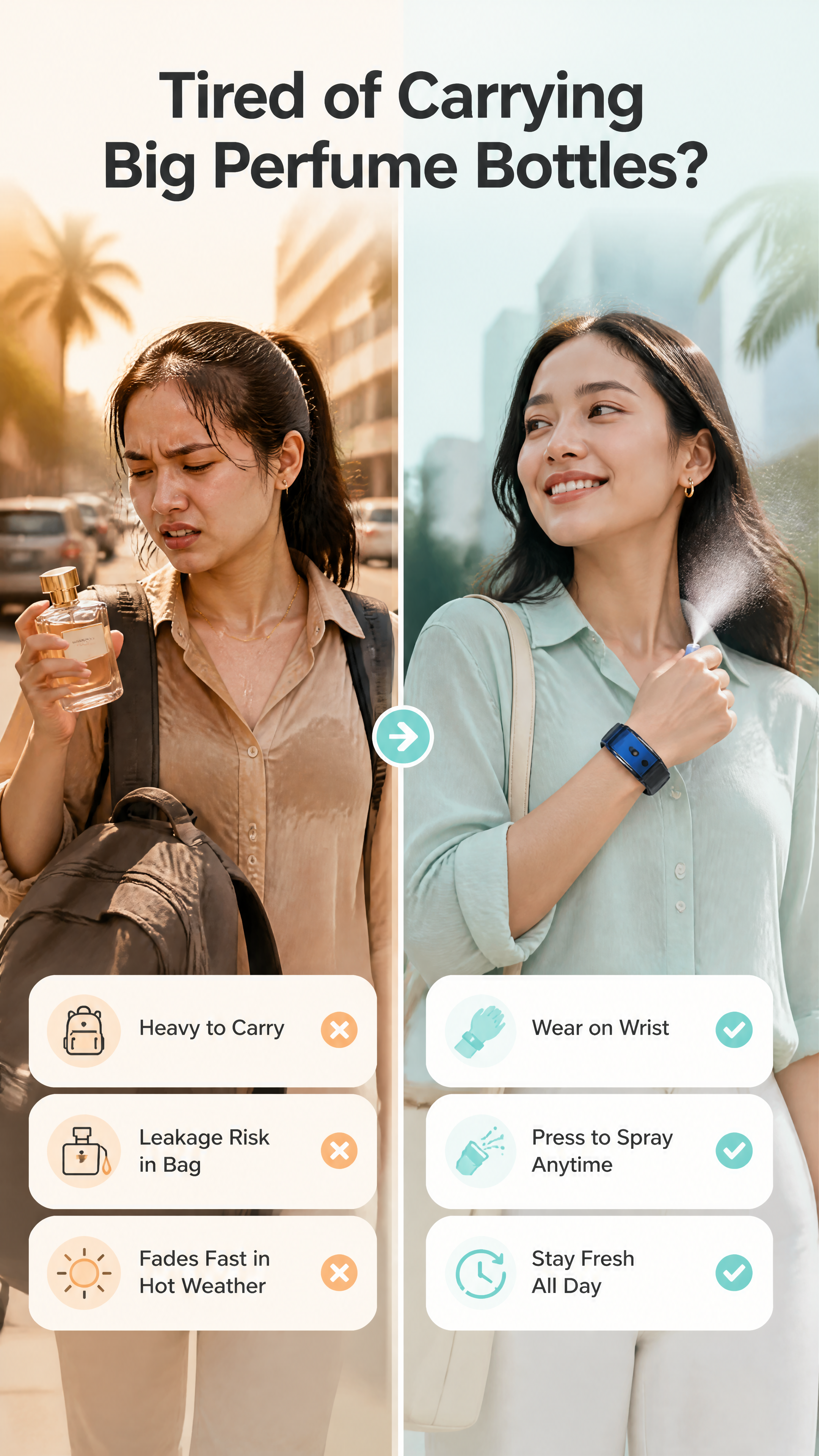[商品] 使用【图2】深蓝色款香氛喷雾手环佩戴在手腕上的示意；… - 图片创意预览