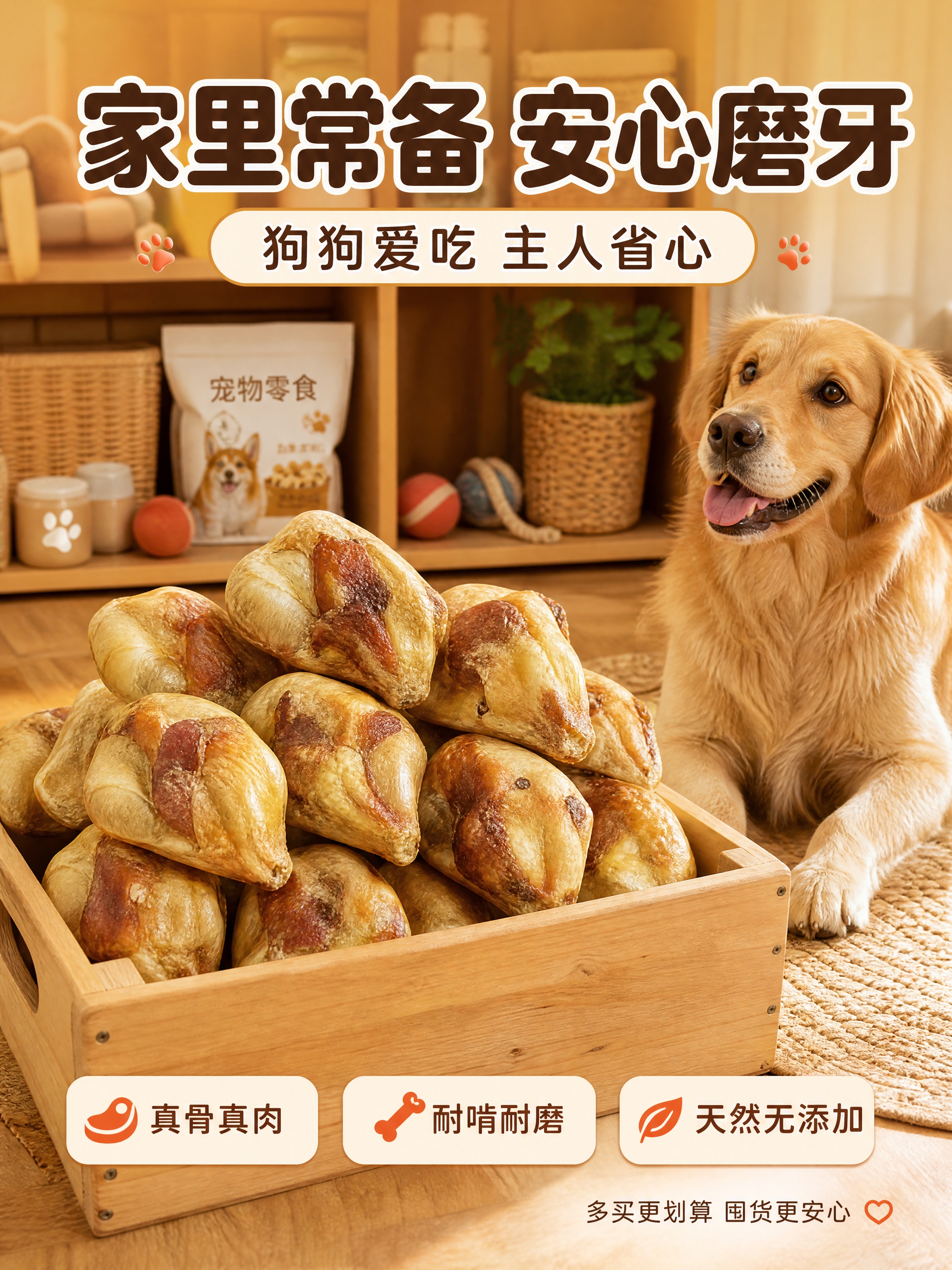[商品] 使用【图1】宠物牛膝盖骨磨牙棒；保留牛膝盖骨外形、浅… - 图片创意预览