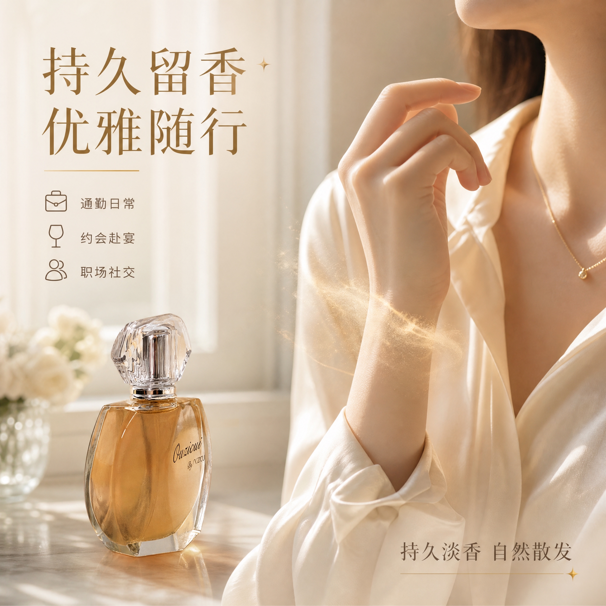 [主图-4] 使用场景与持久留香，展示香水在日常通勤约会场景中… - 图片创意预览