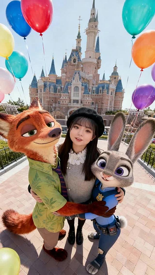 上海迪士尼合影