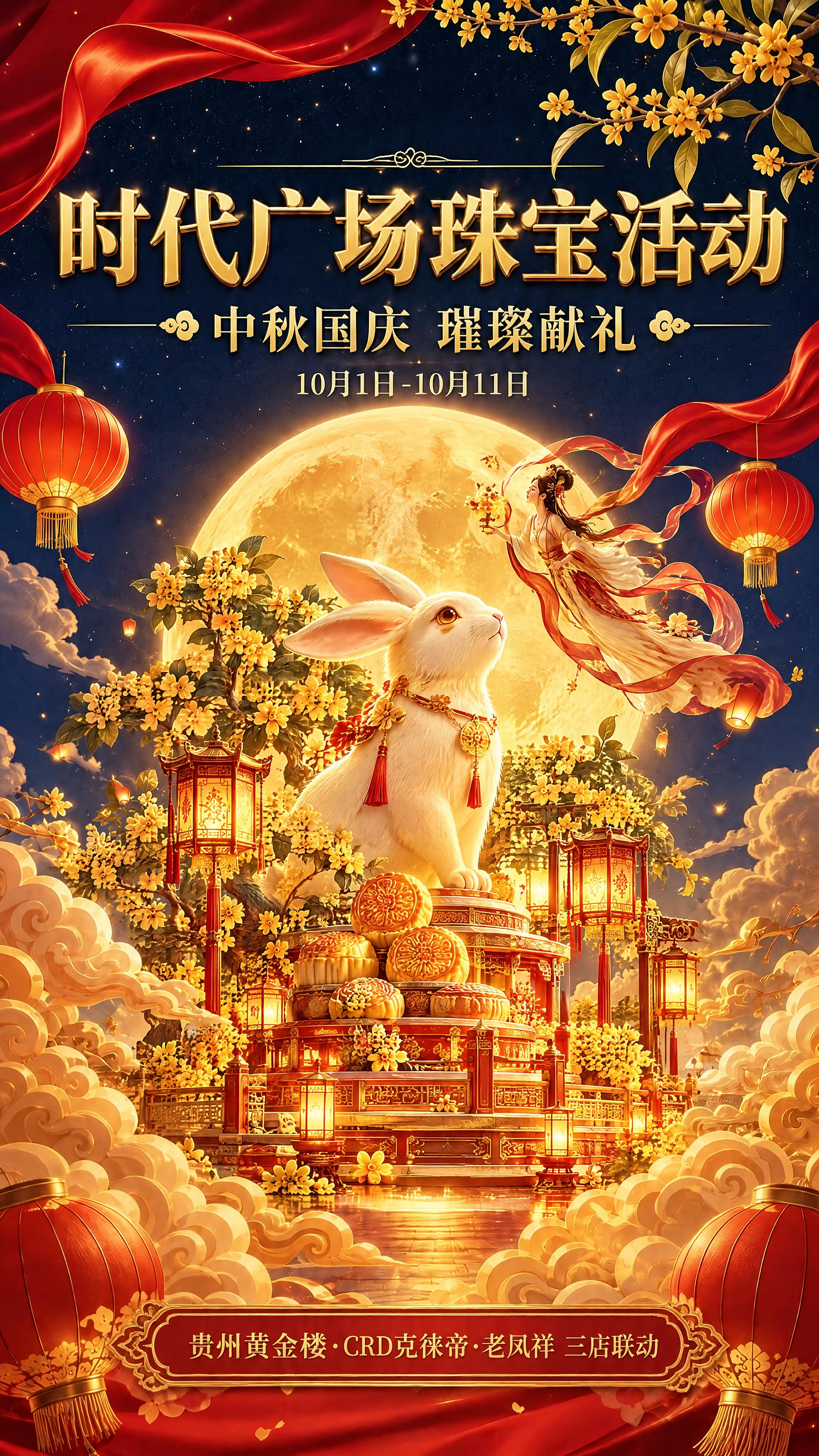 基于参考图进行修改：保留画面中的文字、标题排版、红色绸带、灯笼… - 图片创意预览
