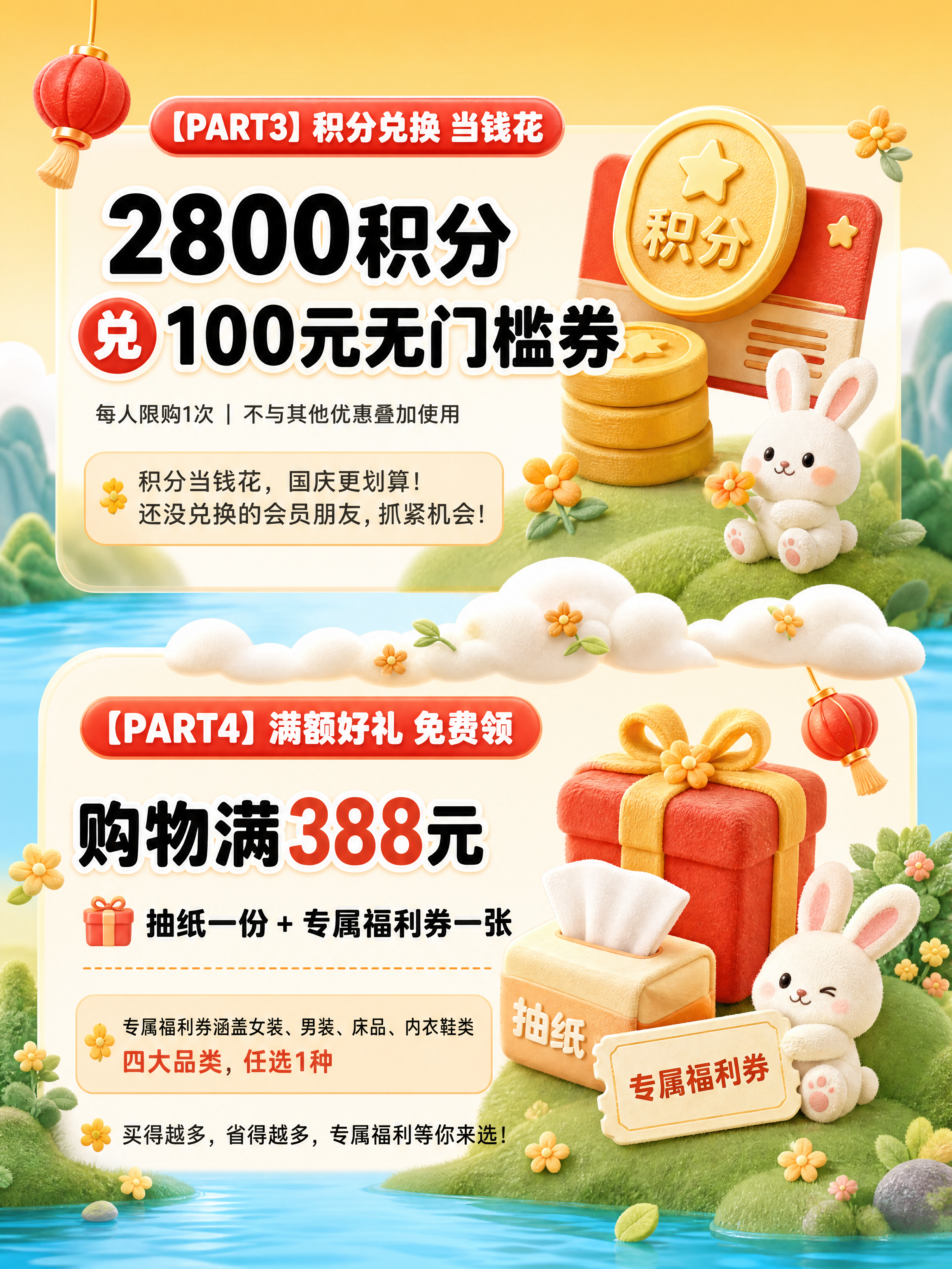 [商品] 无实物商品，为时代广场国庆促销活动福利介绍页，参考图… - 图片创意预览