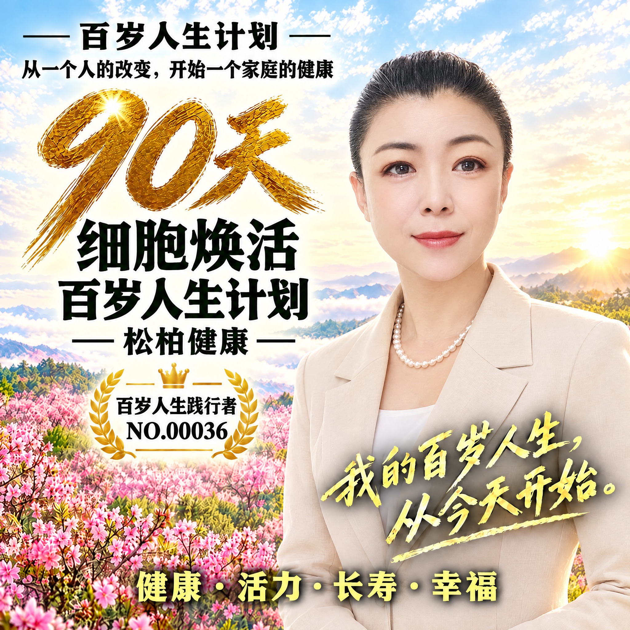 严格按照第一张海报（参考图）的标准排版复刻，只把人物换成第二张… - 图片创意预览