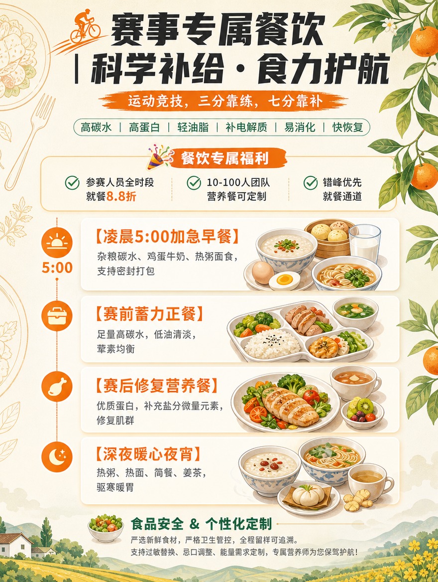 [商品] 非实物服务类，桔香园酒店自行车赛接待服务；无产品实物… - 图片创意预览