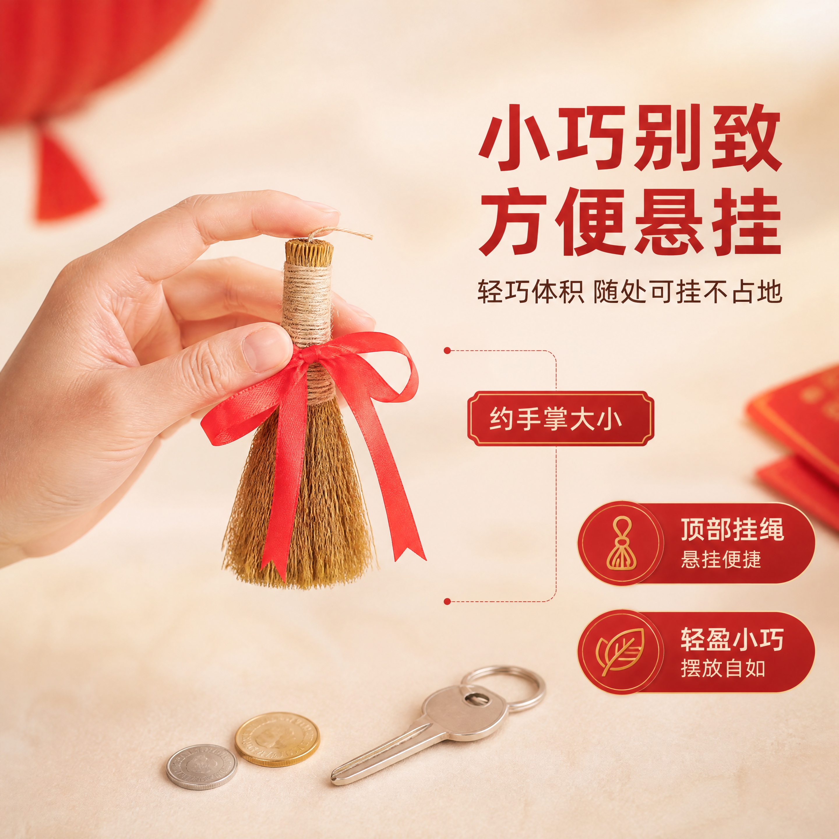[商品] 使用【图2】稻草小毛刷红绳挂饰手持图；保留挂饰的稻草… - 图片创意预览