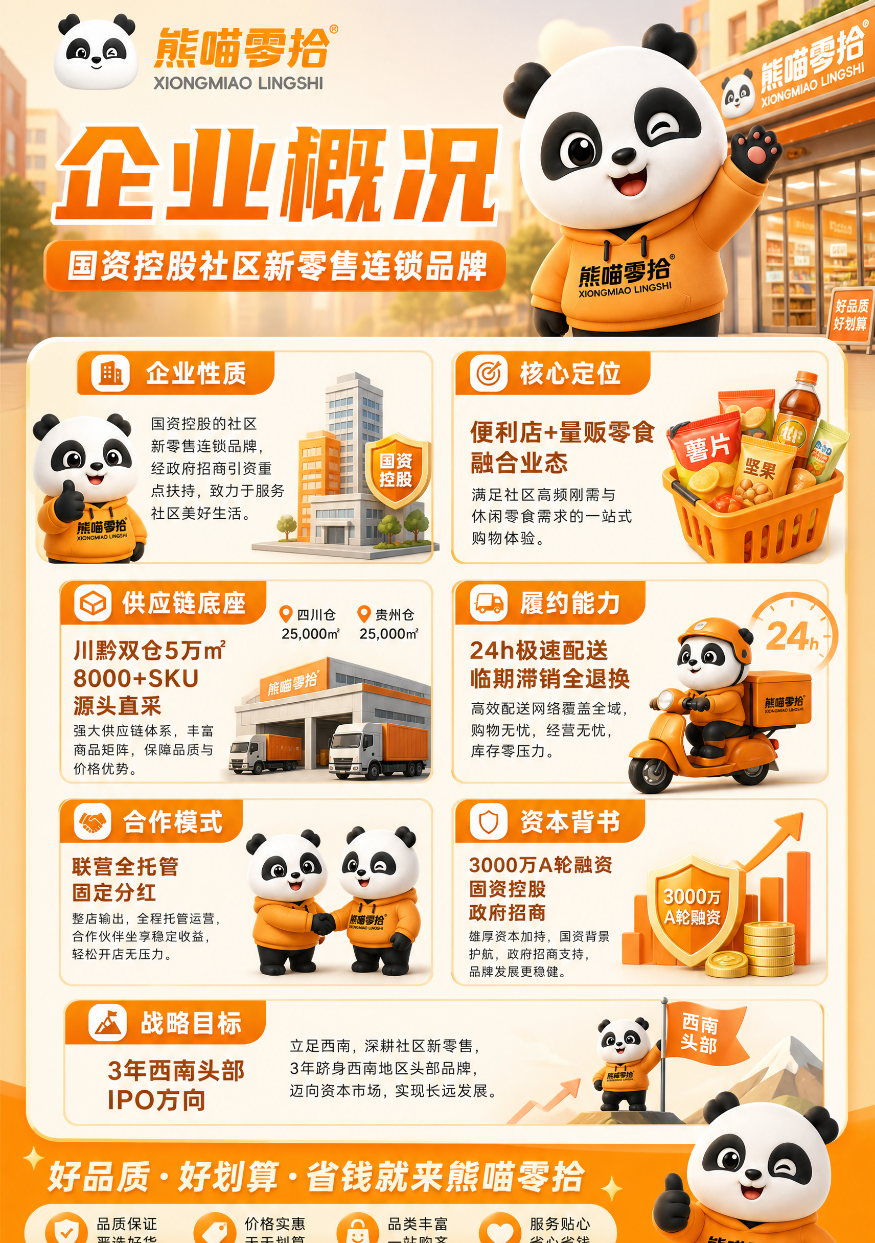 竖版品牌企业宣传海报，比例7:10，正式活泼风格，橙黄色品牌主… - 图片创意预览
