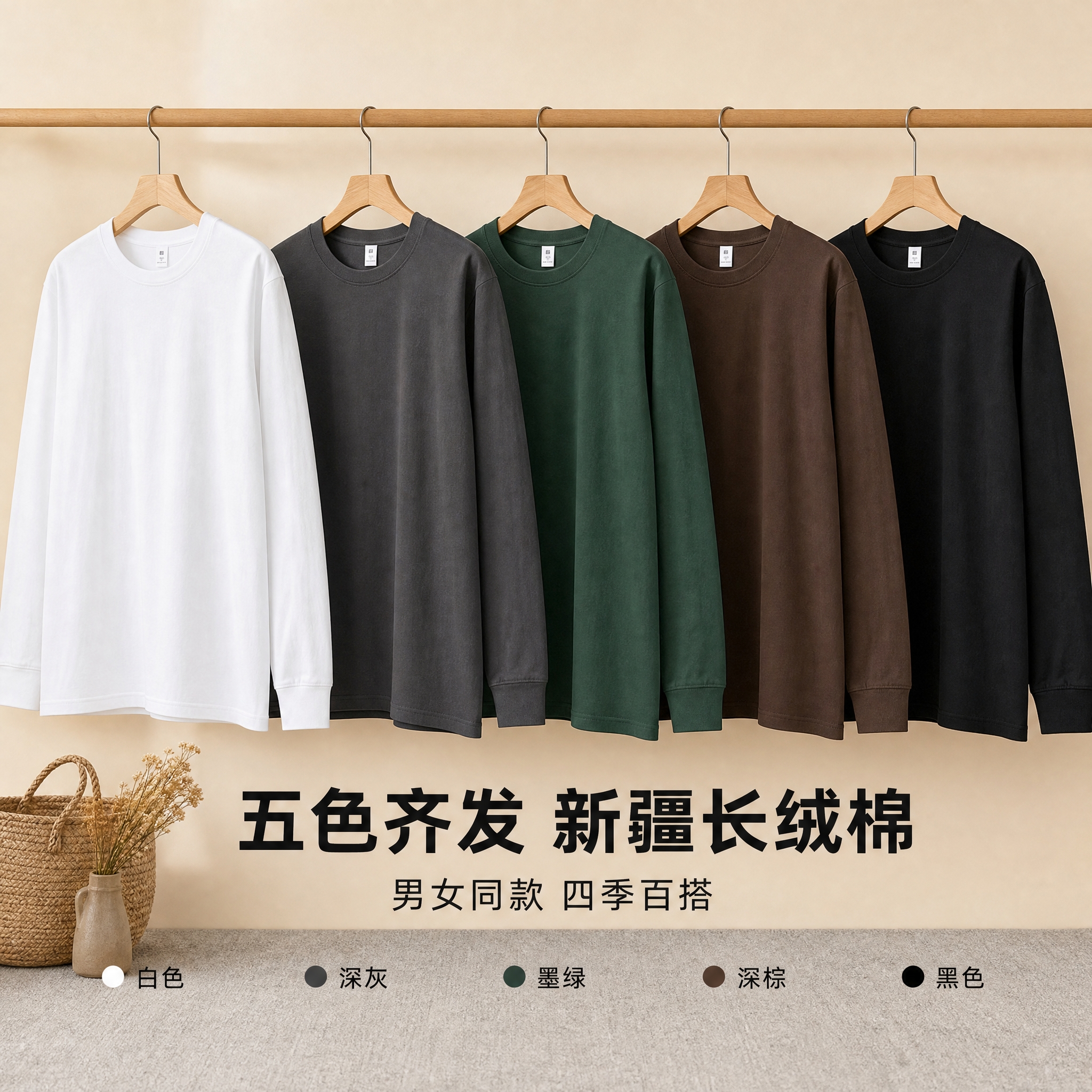 [主图-6] 主题：五色全系列产品陈列 展示丰富选择与品质感。… - 图片创意预览