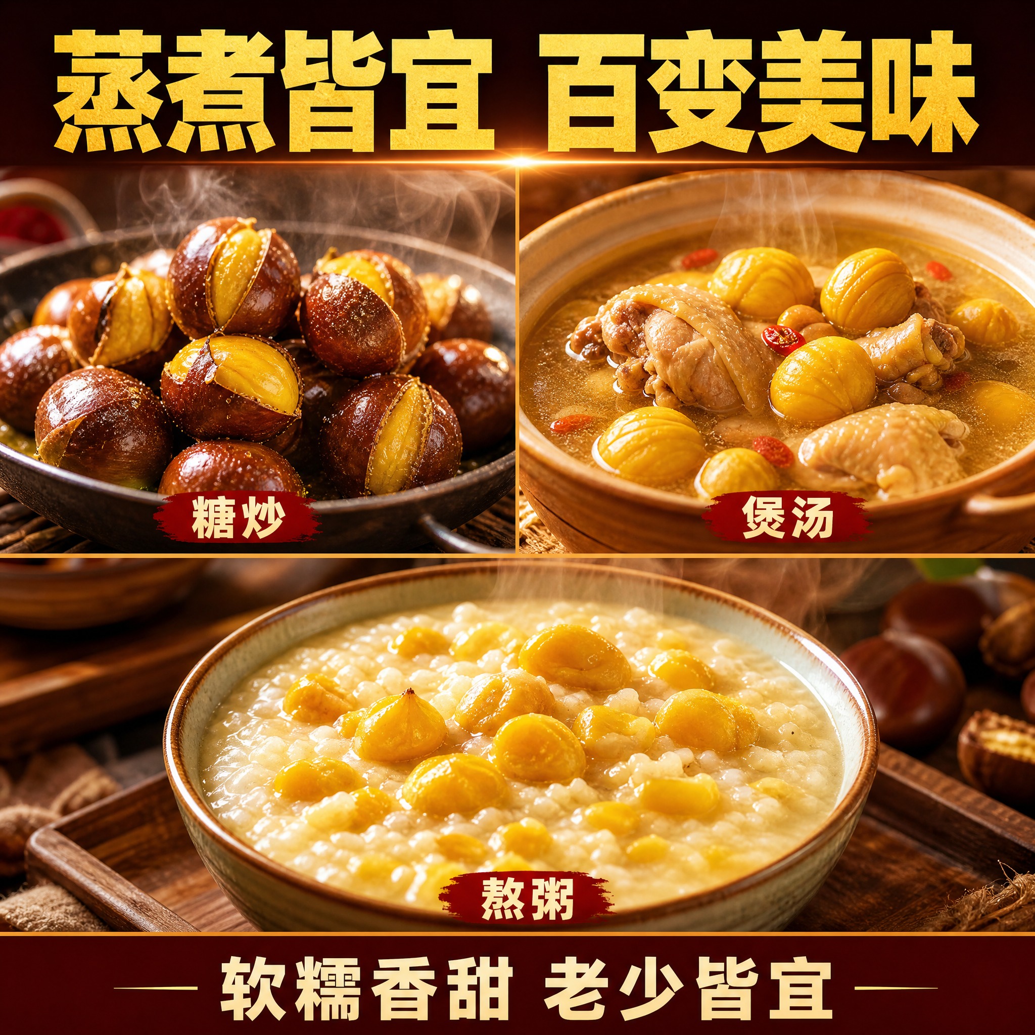 [主图-8] 食用方式 多场景美味 拼多多风格场景主图。 [统… - 图片创意预览
