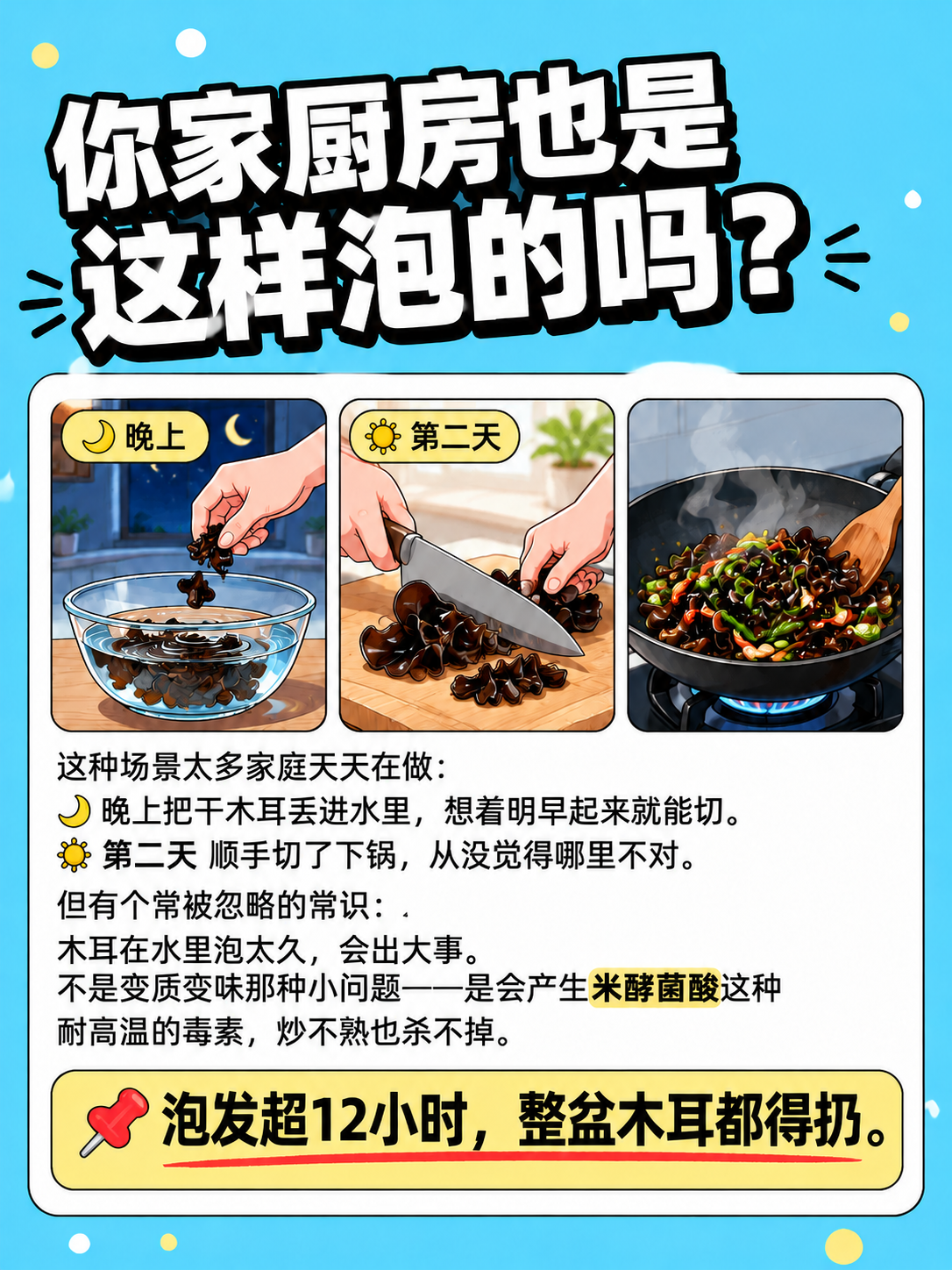 去掉图片右上角的木耳配图（带绿叶的那朵黑木耳插画），其余所有画… - 图片创意预览