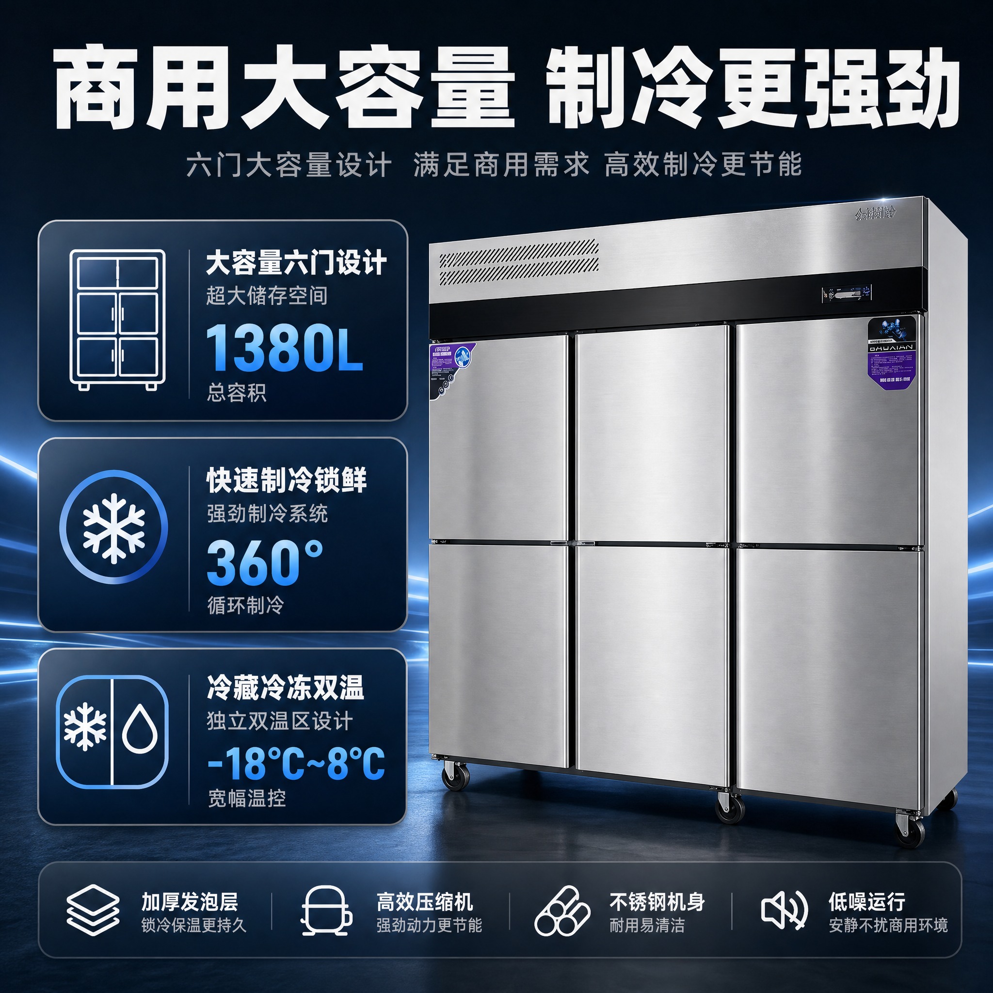 [主图-2] 核心价值 大容量商用级制冷核心卖点展示。 [统一… - 图片创意预览