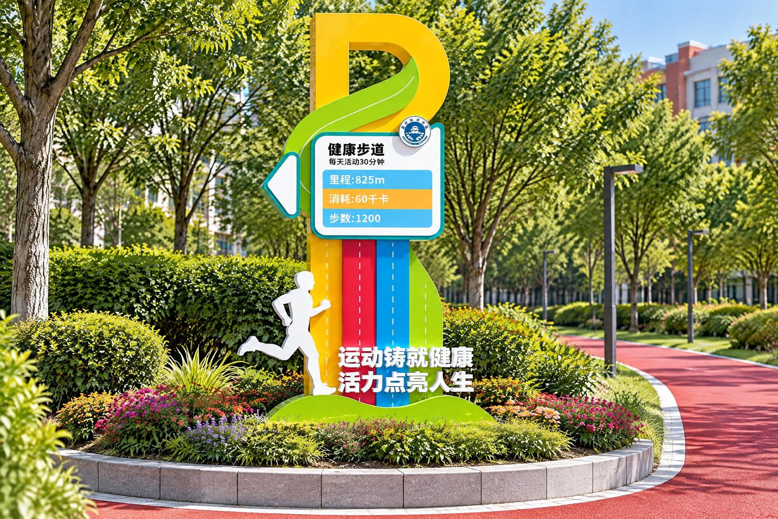 切换为正面平视视角，雕塑正对镜头，正面完整展示所有文字和图案细… - 图片创意预览