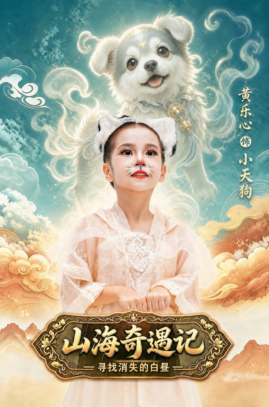 将第二张图中的小女生完整抠出，半身放大，面部清晰，保留她的原始… - 图片创意预览