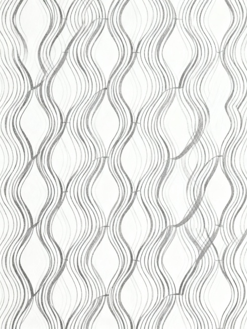 白色背景上由连续流畅的灰色波浪线条构成的无缝几何图案，线条粗细均匀，以规则的交错方式重复排列形成具有韵律感的编织状纹理，整体呈现出简洁、现代的抽象艺术风格，视觉上具有平稳的节奏感和对称美感，无任何文字或其他装饰元素。预览效果