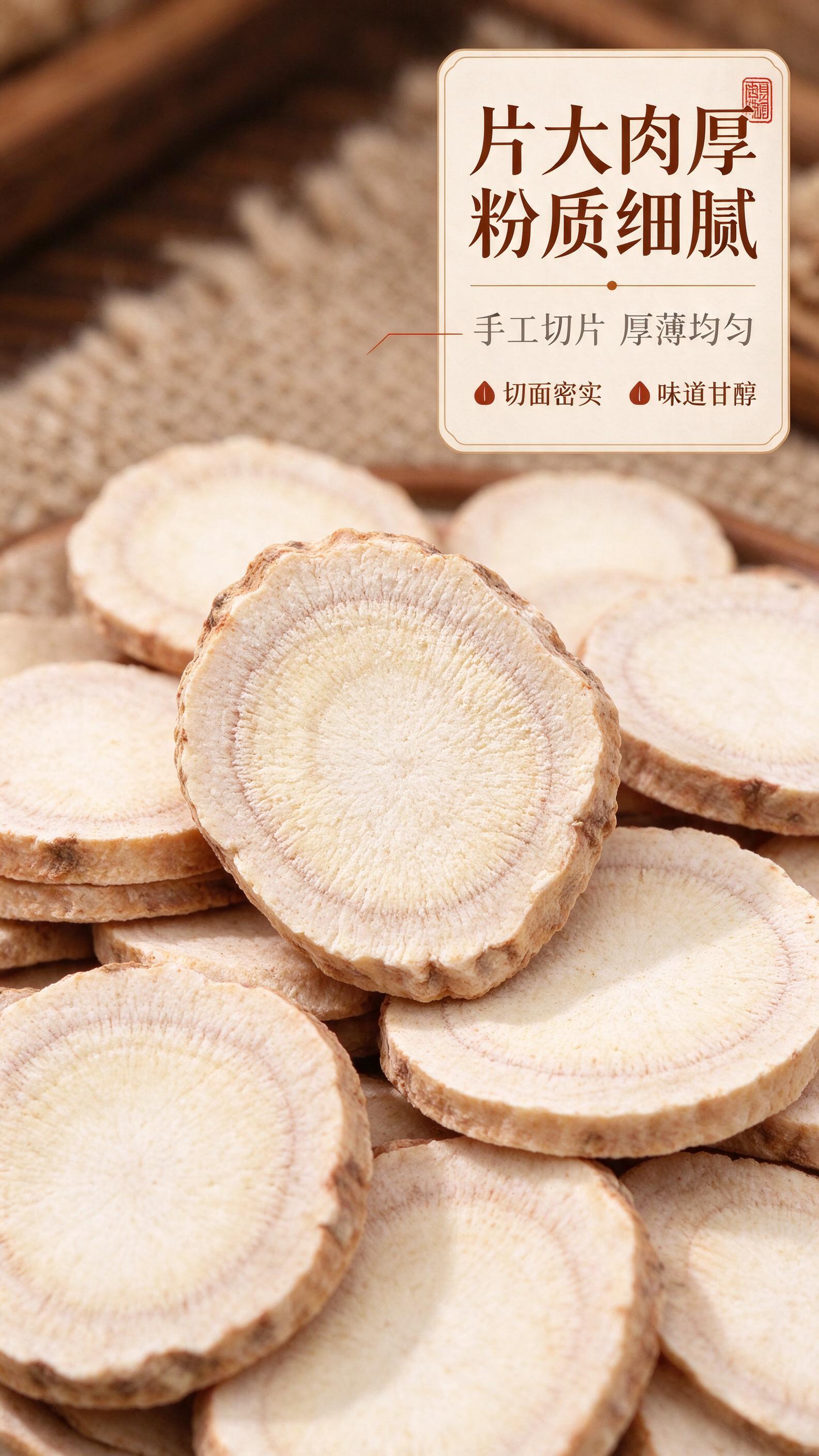 [商品] 使用【图1】白芍片；保留圆片状外形、浅米白至淡棕褐色… - 图片创意预览