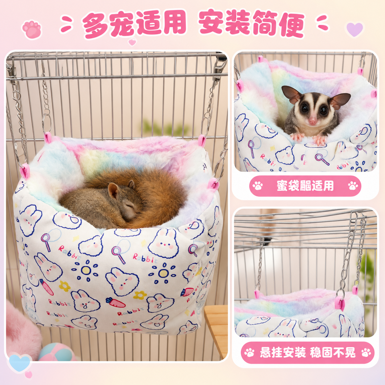 [主图-4] 场景使用图，任务是展示棉窝在不同场景下的使用方式… - 图片创意预览