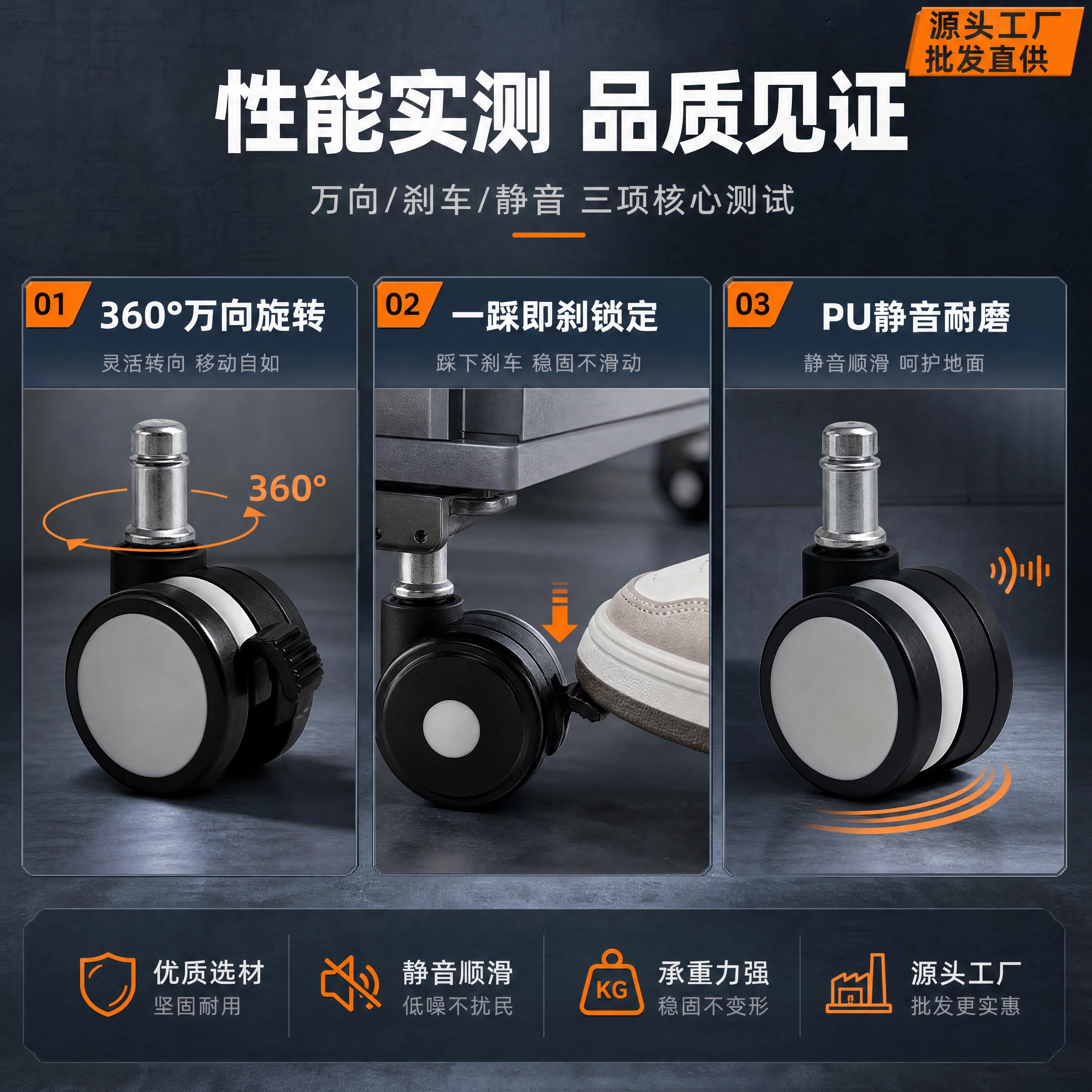 [商品] 使用【图1】【图7】带刹车的脚轮产品；保留刹车拨片、… - 图片创意预览