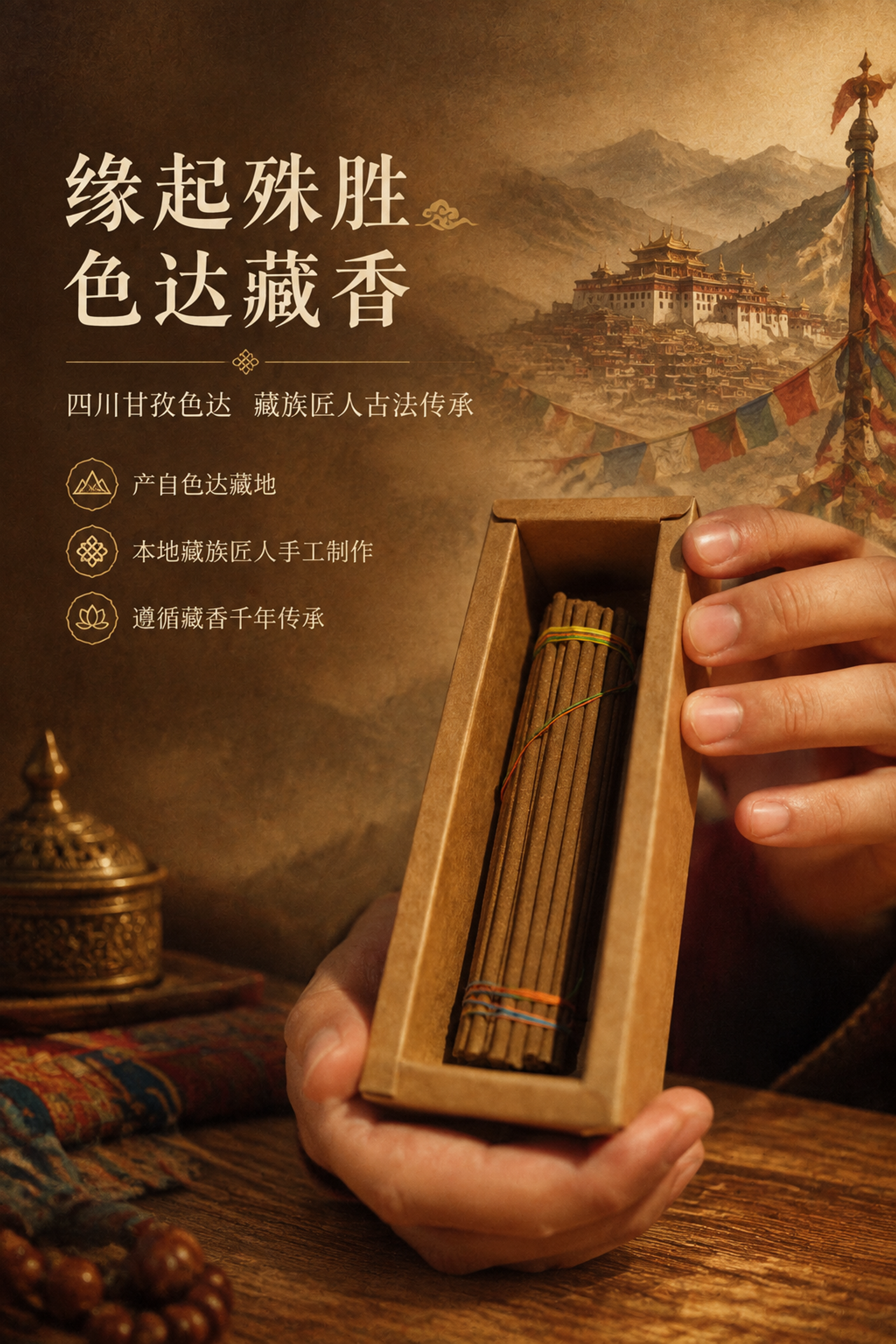 [商品] 使用【图3】【图4】的线香产品；保留牛皮纸盒包装、线… - 图片创意预览