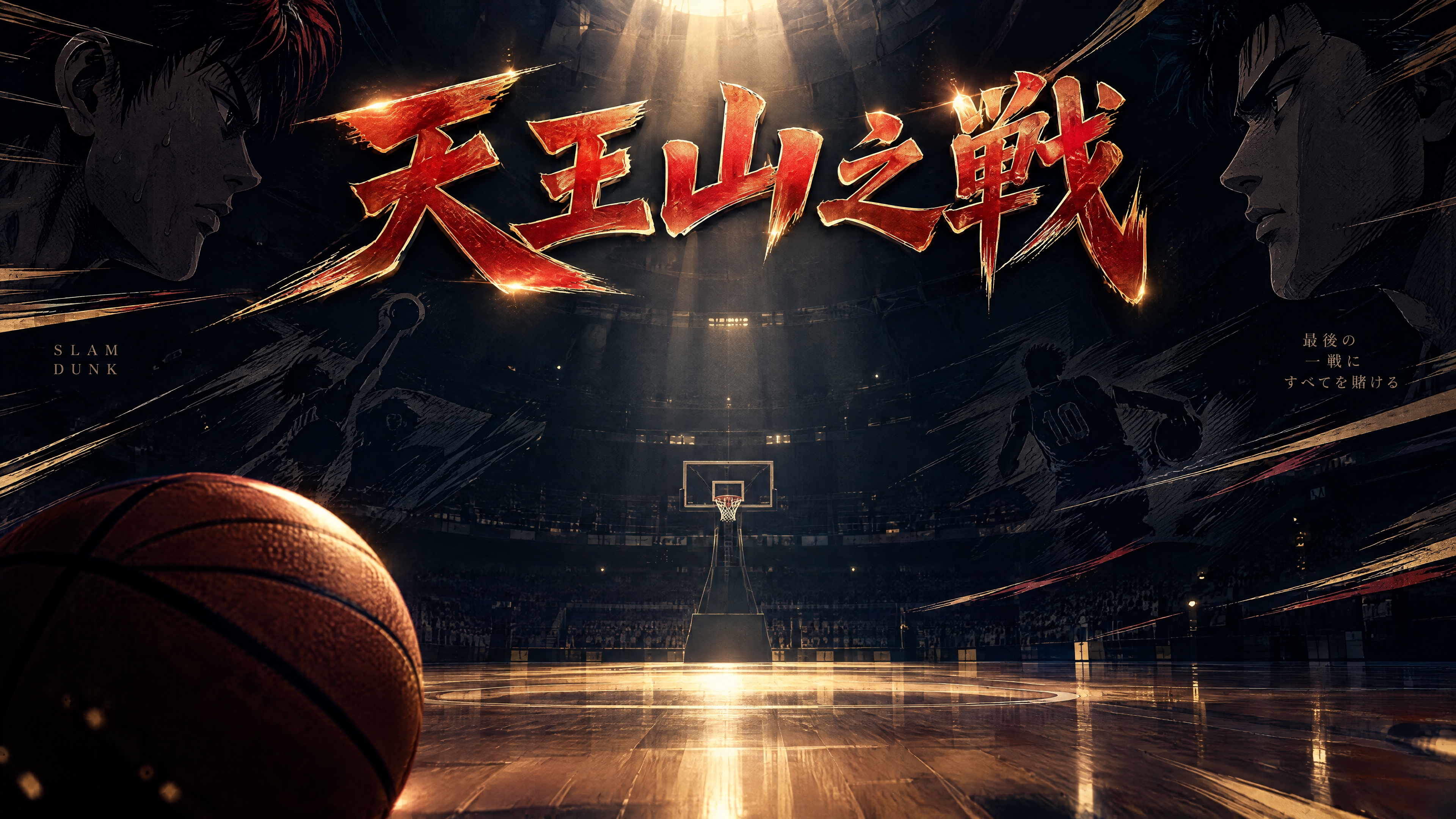 高端质感公众号头图贴图，灌篮高手经典动漫画风，极简高级感构图，… - 图片创意预览