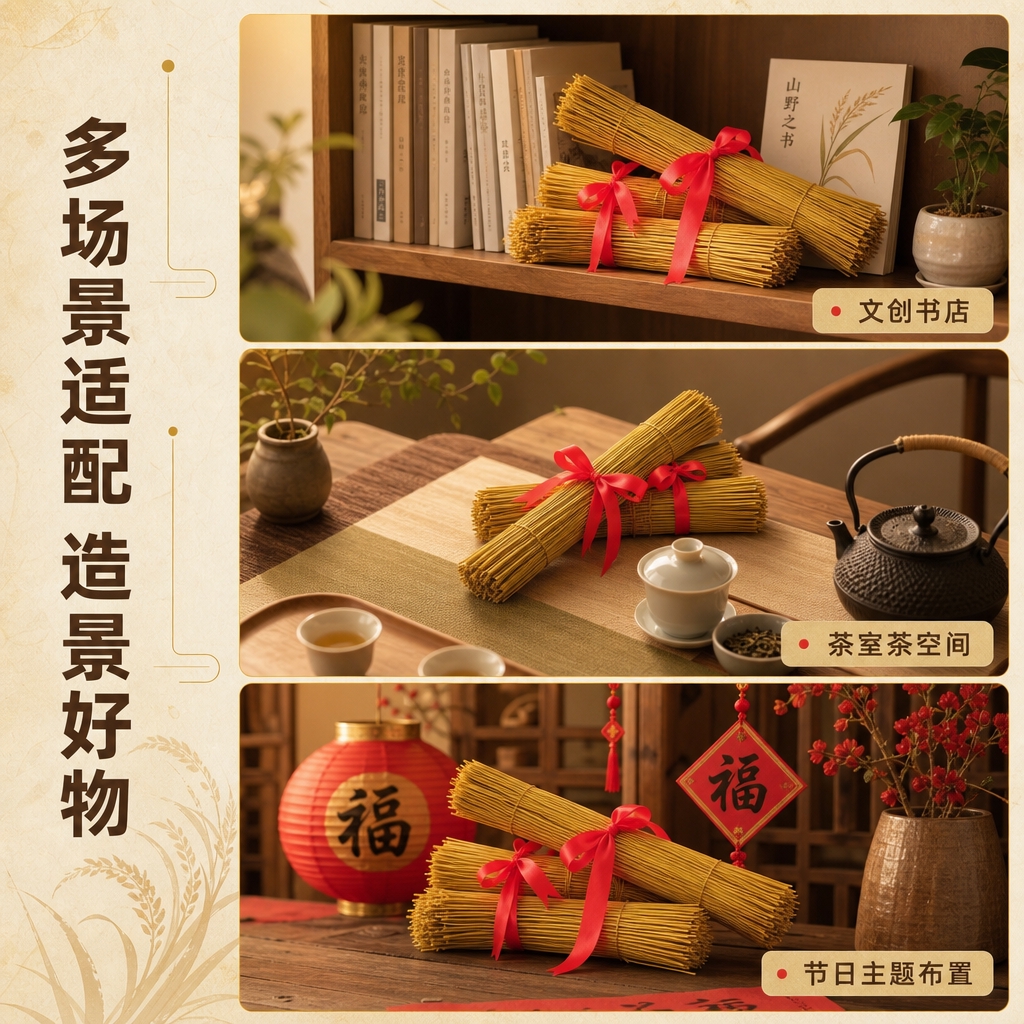 [商品] 使用【图2】【图4】去尾稻草捆红绳装饰捆；保留稻秆金… - 图片创意预览