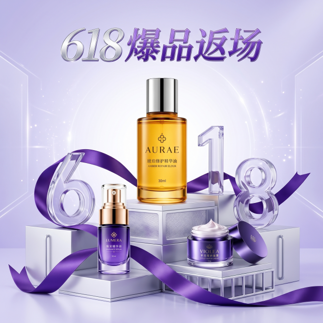 化妆品主图设计预览效果