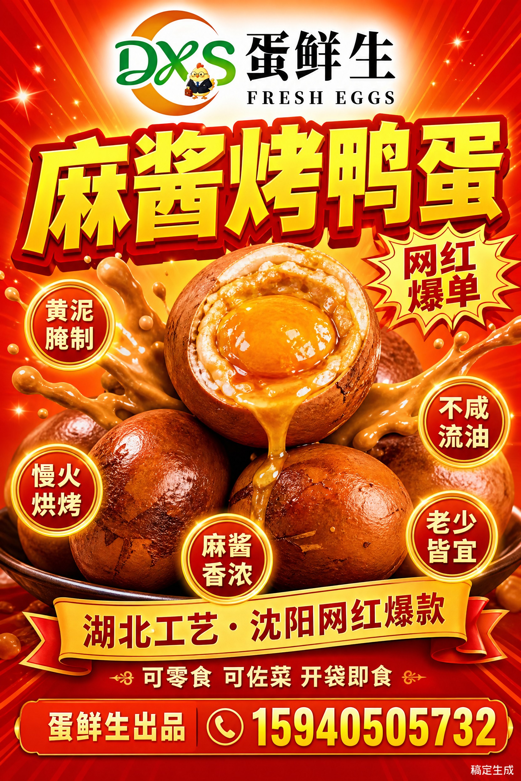 A4竖版宣传单设计，2:3比例，促销冲击型风格，高饱和暖色调，… - 图片创意预览