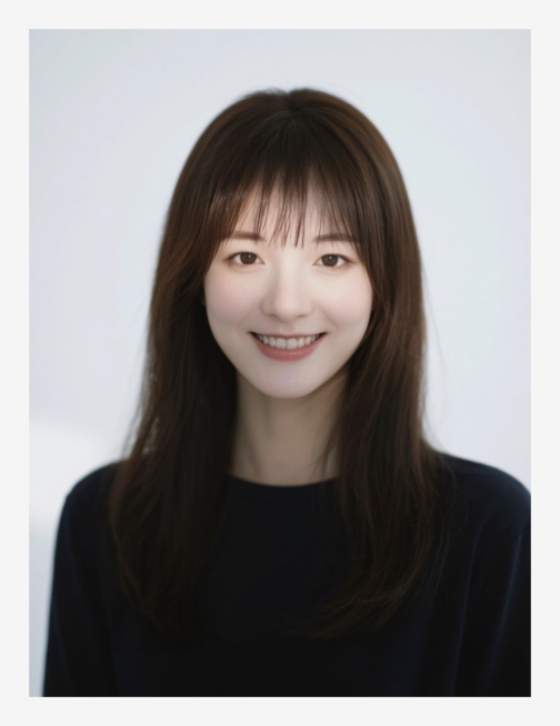 一个女生，韩版造型，类似韩国女明星预览效果