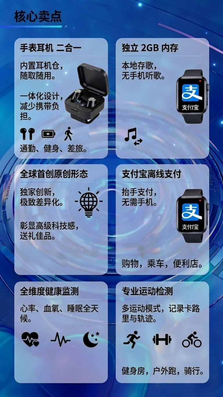 简化文字内容，手表图片用我发你的 - 图片创意预览