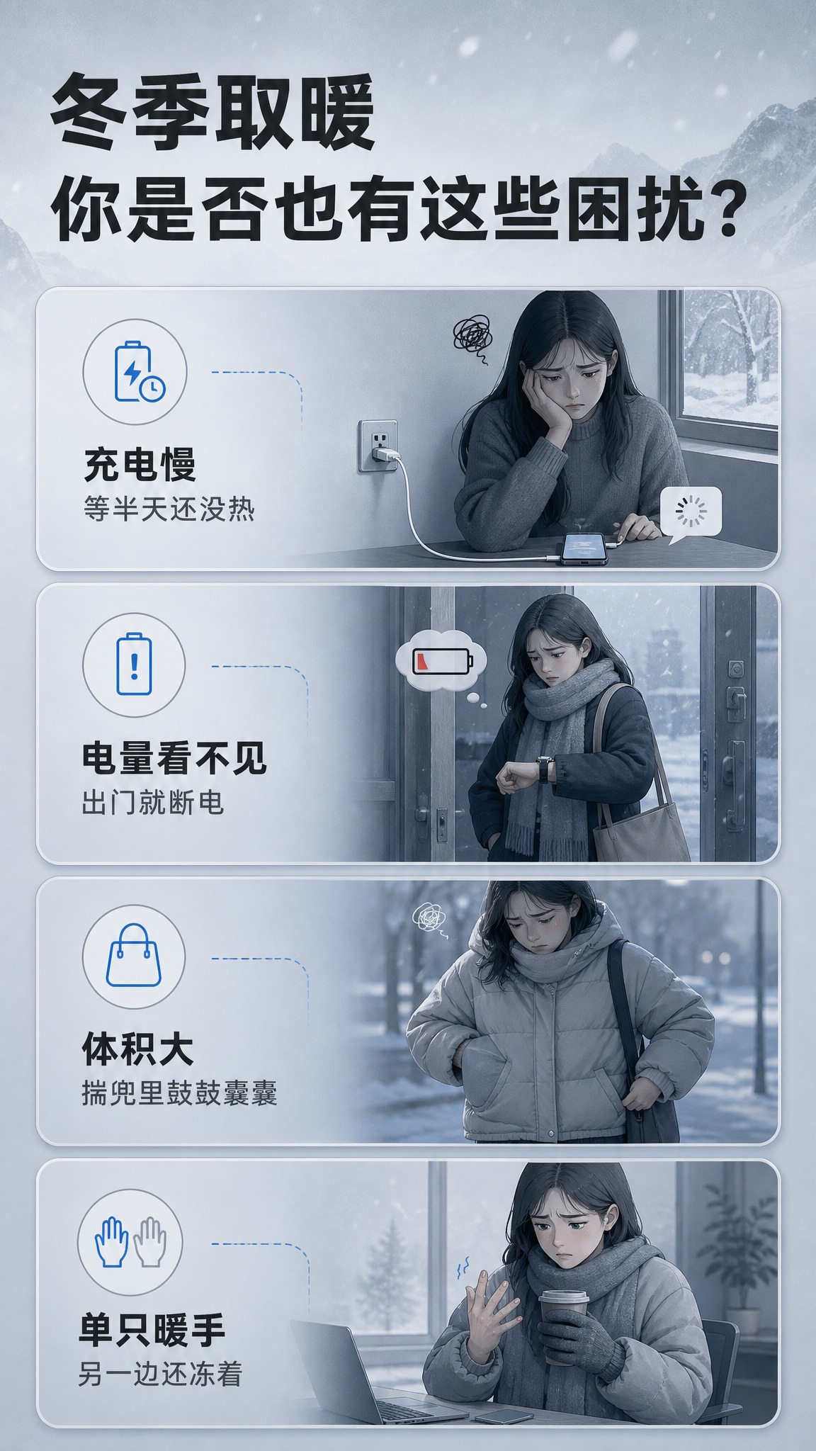 [商品] 本页为痛点页，无需使用产品图。 [画面] 目标：直击… - 图片创意预览